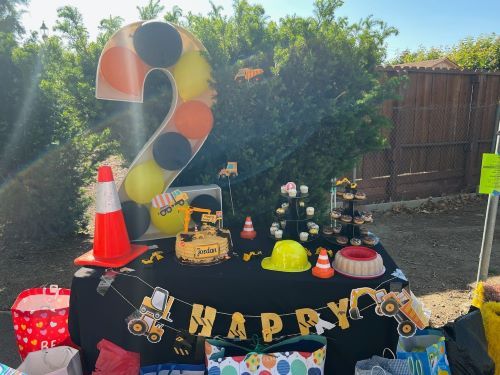 Acc - Contstruction Theme Birthday Party - 31st May 2025