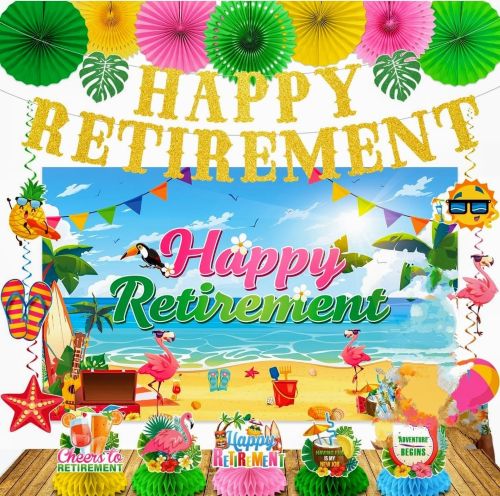 DB 46 - Hawaiian Theme Retirement Decorations